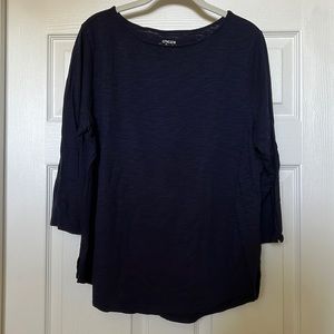 COPY - Chicos “the ultimate tee” Navy Blue Chicos size 3